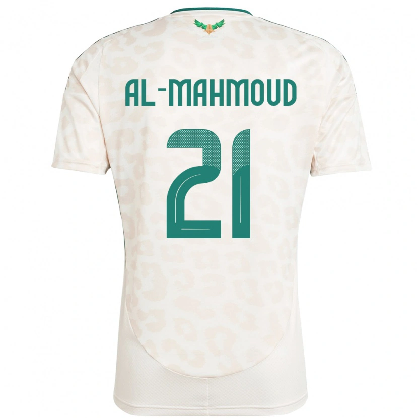 Danxen Herren Saudi-Arabien Mohammed Al-Mahmoud #21 Weiß Auswärtstrikot Trikot 24-26 T-Shirt