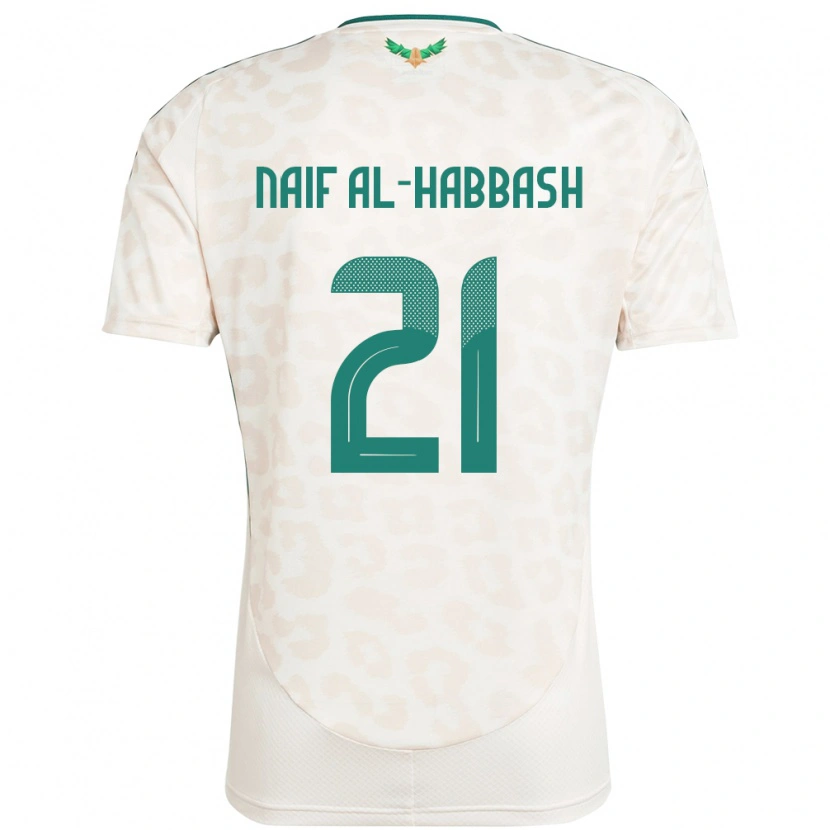 Danxen Herren Saudi-Arabien Azzam Naif Al-Habbash #21 Weiß Auswärtstrikot Trikot 24-26 T-Shirt