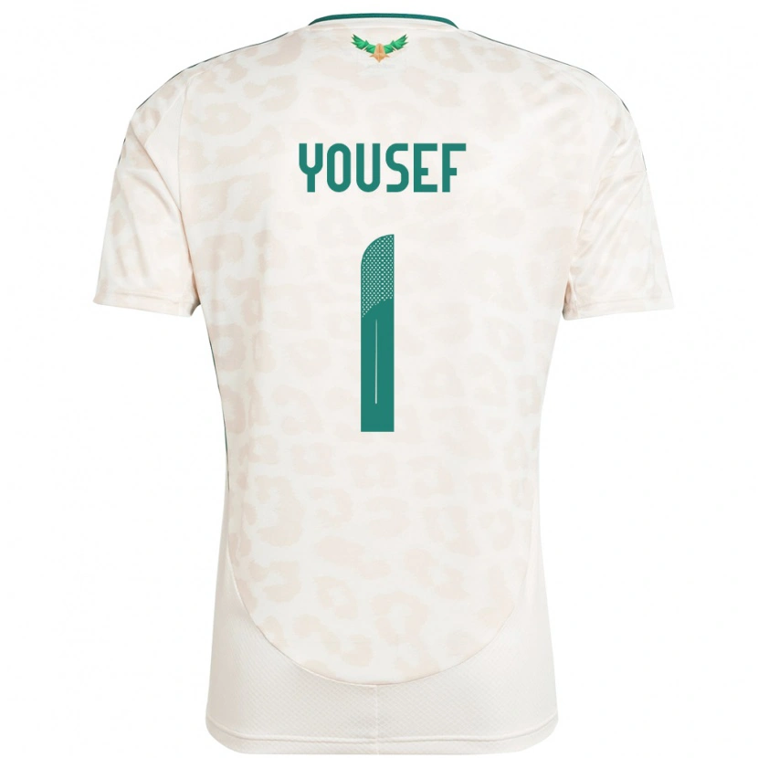 Danxen Herren Saudi-Arabien Hamed Yousef #1 Weiß Auswärtstrikot Trikot 24-26 T-Shirt