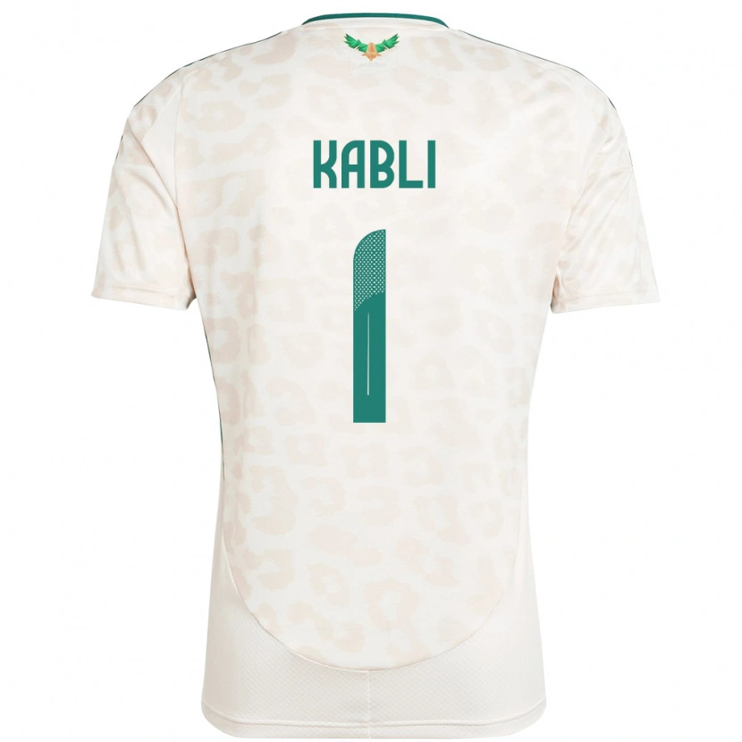 Danxen Herren Saudi-Arabien Bader Kabli #1 Weiß Auswärtstrikot Trikot 24-26 T-Shirt