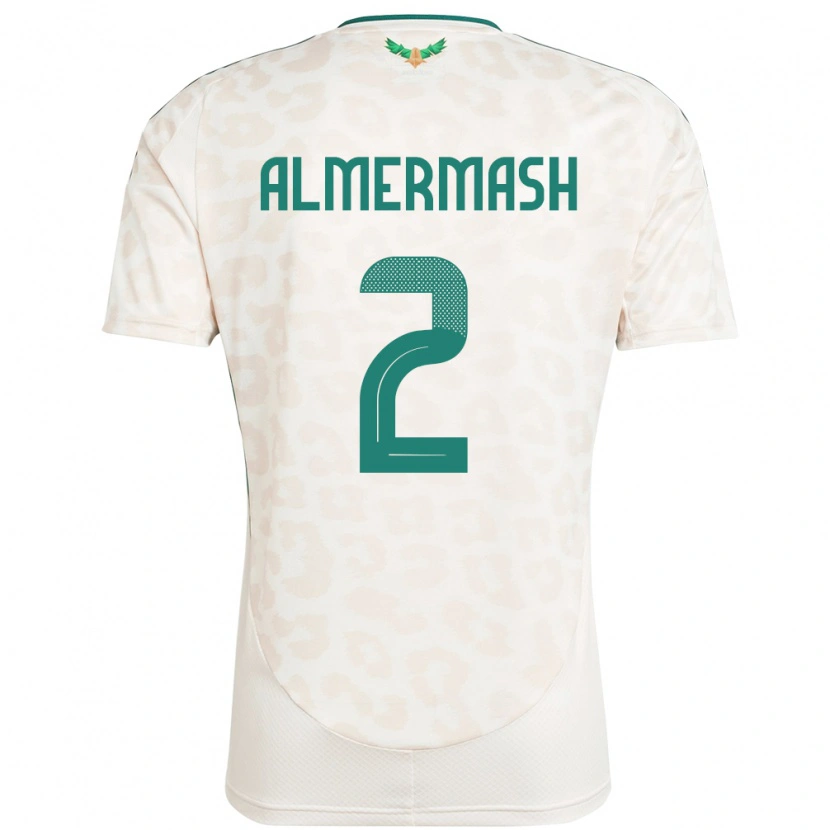 Danxen Herren Saudi-Arabien Oama Almermash #2 Weiß Auswärtstrikot Trikot 24-26 T-Shirt