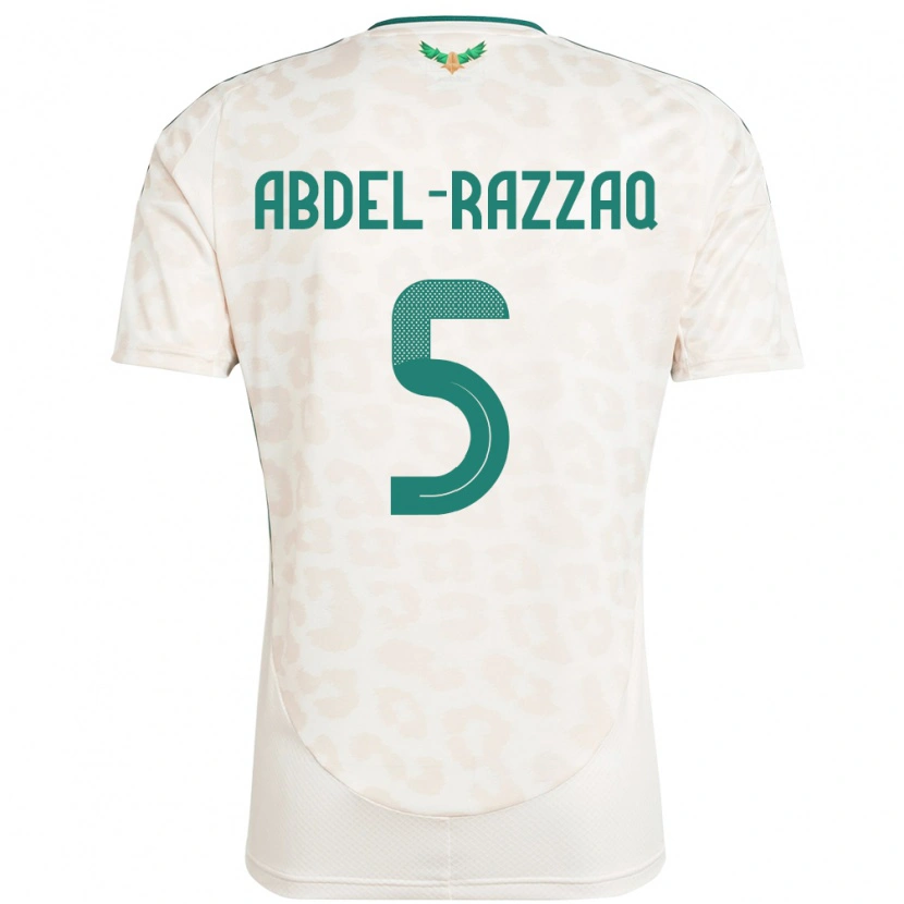 Danxen Herren Saudi-Arabien Lana Abdel Razzaq #5 Weiß Auswärtstrikot Trikot 24-26 T-Shirt