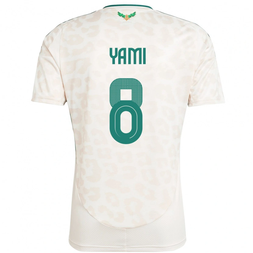Danxen Herren Saudi-Arabien Riyadh Yami #8 Weiß Auswärtstrikot Trikot 24-26 T-Shirt