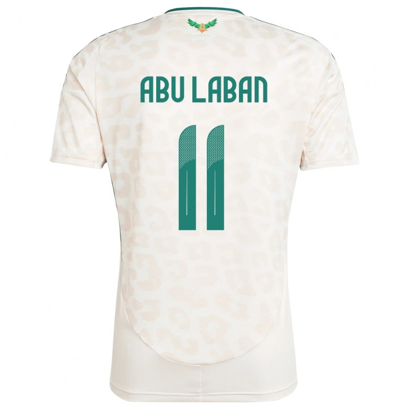 Danxen Herren Saudi-Arabien Dalia Abu Laban #11 Weiß Auswärtstrikot Trikot 24-26 T-Shirt