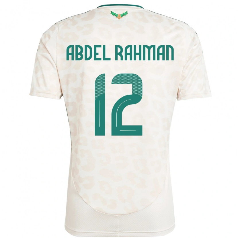 Danxen Herren Saudi-Arabien Mona Abdel Rahman #12 Weiß Auswärtstrikot Trikot 24-26 T-Shirt