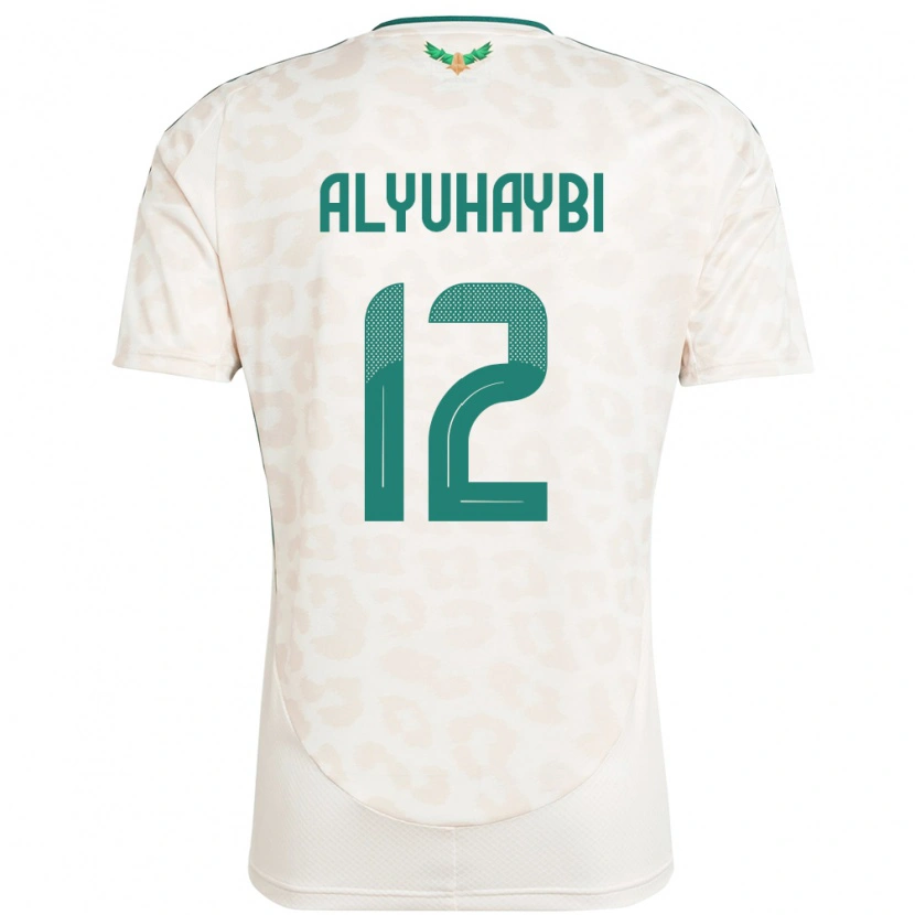 Danxen Herren Saudi-Arabien Ammar Alyuhaybi #12 Weiß Auswärtstrikot Trikot 24-26 T-Shirt