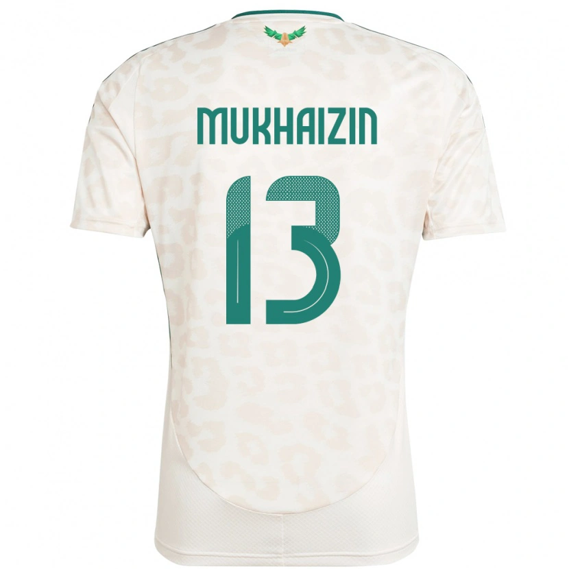 Danxen Herren Saudi-Arabien Raghad Mukhaizin #13 Weiß Auswärtstrikot Trikot 24-26 T-Shirt