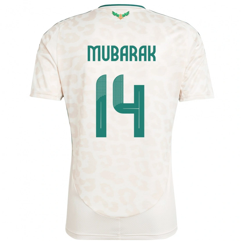 Danxen Herren Saudi-Arabien Al Bandari Mubarak #14 Weiß Auswärtstrikot Trikot 24-26 T-Shirt