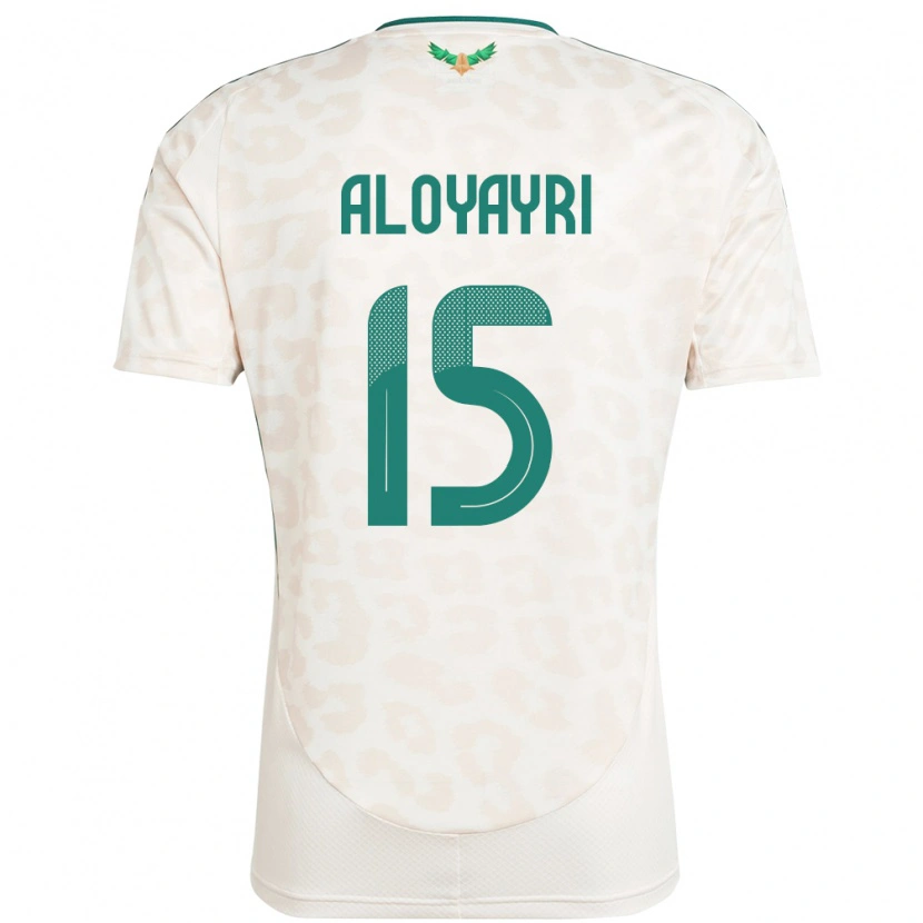 Danxen Herren Saudi-Arabien Abdulmalik Aloyayri #15 Weiß Auswärtstrikot Trikot 24-26 T-Shirt