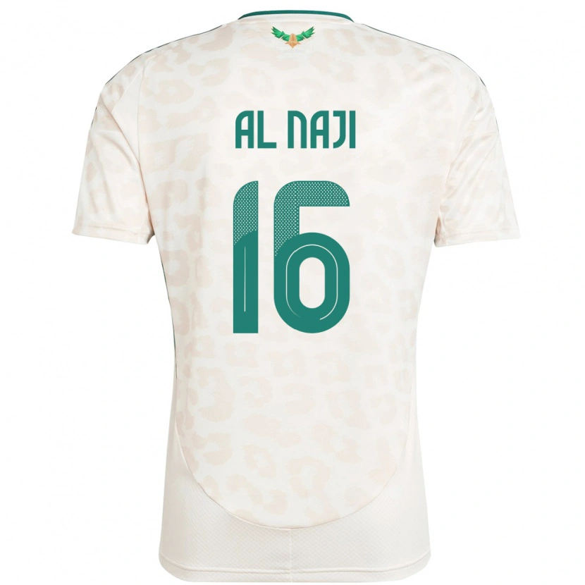 Danxen Herren Saudi-Arabien Sami Al Naji #16 Weiß Auswärtstrikot Trikot 24-26 T-Shirt