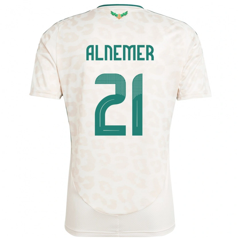 Danxen Herren Saudi-Arabien Meshari Alnemer #21 Weiß Auswärtstrikot Trikot 24-26 T-Shirt