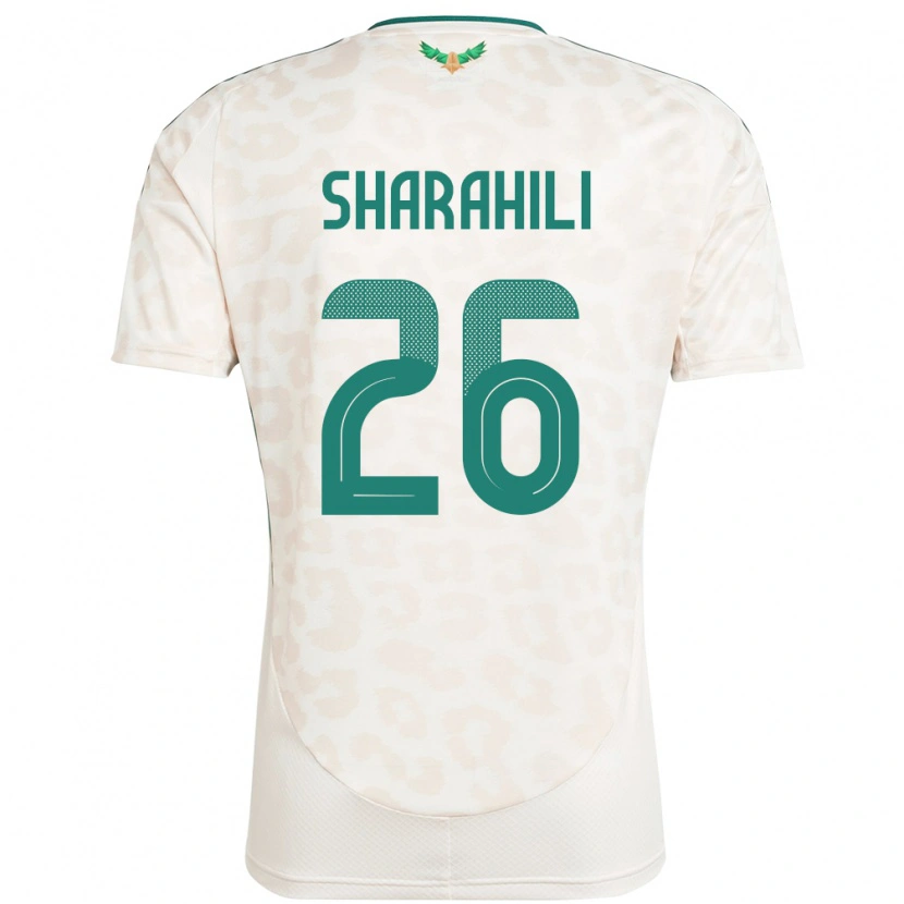 Danxen Herren Saudi-Arabien Riyadh Sharahili #26 Weiß Auswärtstrikot Trikot 24-26 T-Shirt