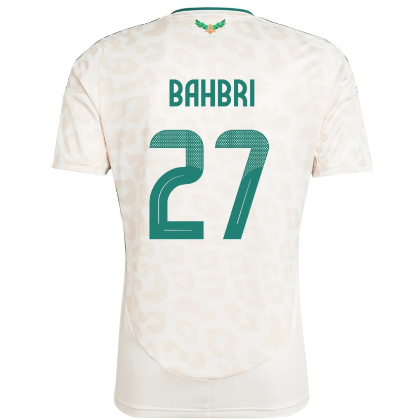 Danxen Herren Saudi-Arabien Hatan Bahbri #27 Weiß Auswärtstrikot Trikot 24-26 T-Shirt