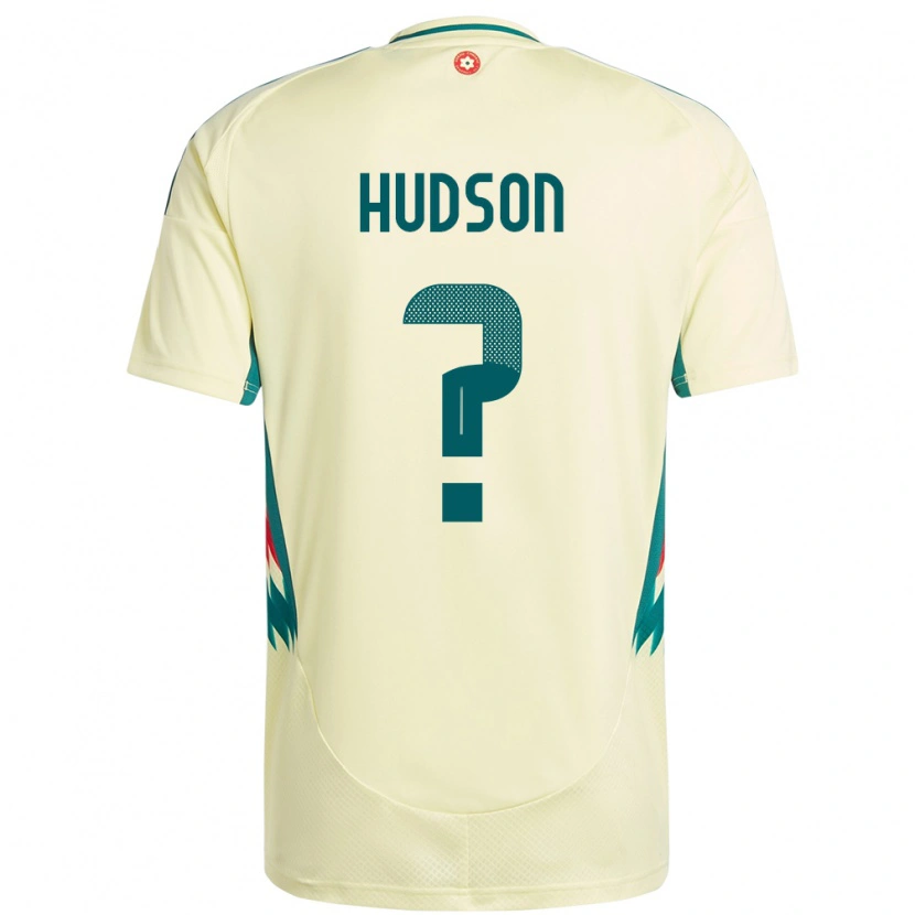 Danxen Herren Wales Max Hudson #0 Beige Gelb Auswärtstrikot Trikot 24-26 T-Shirt