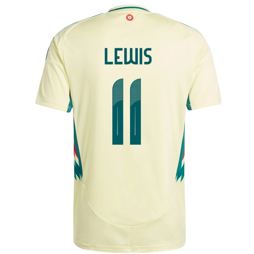 Danxen Herren Wales Sonny Lewis #11 Beige Gelb Auswärtstrikot Trikot 24-26 T-Shirt