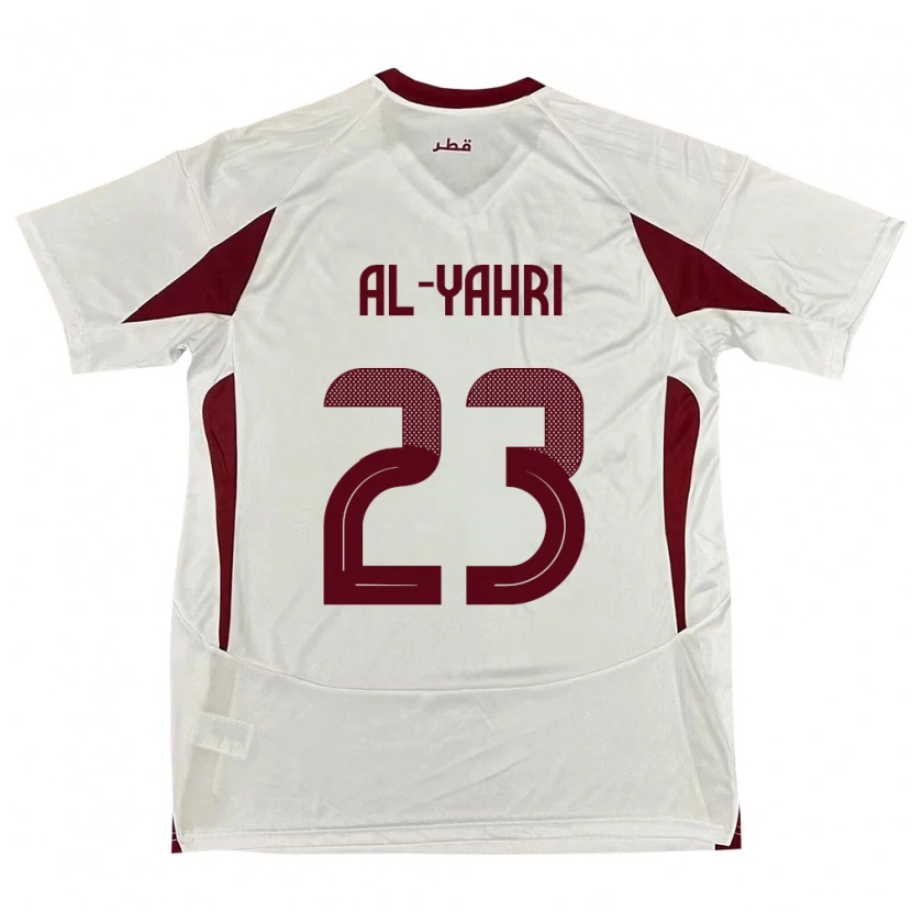 Danxen Herren Katar Nawaf Al-Yahri #23 Weiß Auswärtstrikot Trikot 24-26 T-Shirt
