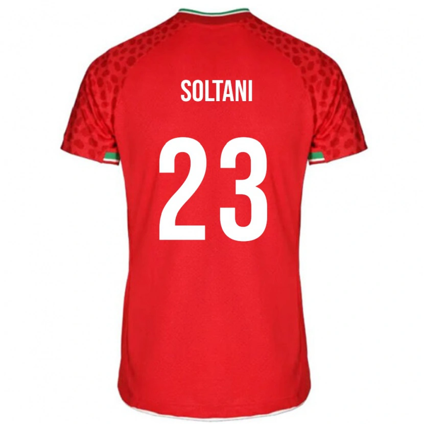 Danxen Herren Iran Raouf Soltani #23 Rot Auswärtstrikot Trikot 24-26 T-Shirt