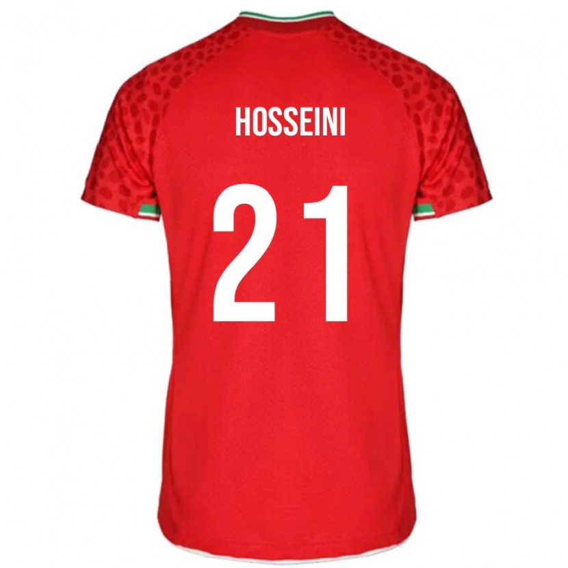 Danxen Herren Iran Majid Hosseini #21 Rot Auswärtstrikot Trikot 24-26 T-Shirt