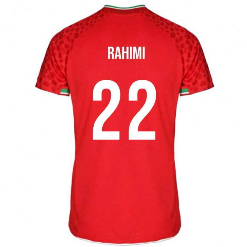 Danxen Herren Iran Farzad Rahimi #22 Rot Auswärtstrikot Trikot 24-26 T-Shirt