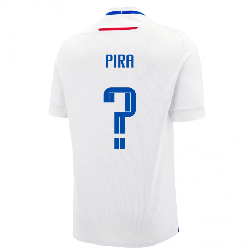 Danxen Herren Slowakei Jakub Pira #0 Weiß Auswärtstrikot Trikot 24-26 T-Shirt