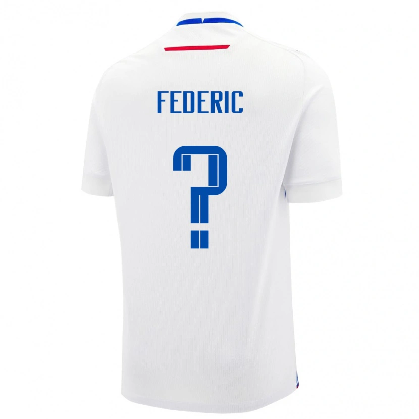 Danxen Herren Slowakei Filip Federic #0 Weiß Auswärtstrikot Trikot 24-26 T-Shirt
