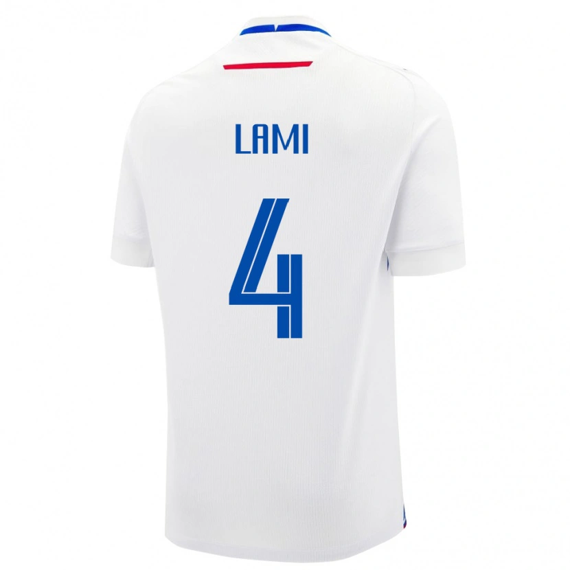 Danxen Herren Slowakei Adam Lami #4 Weiß Auswärtstrikot Trikot 24-26 T-Shirt