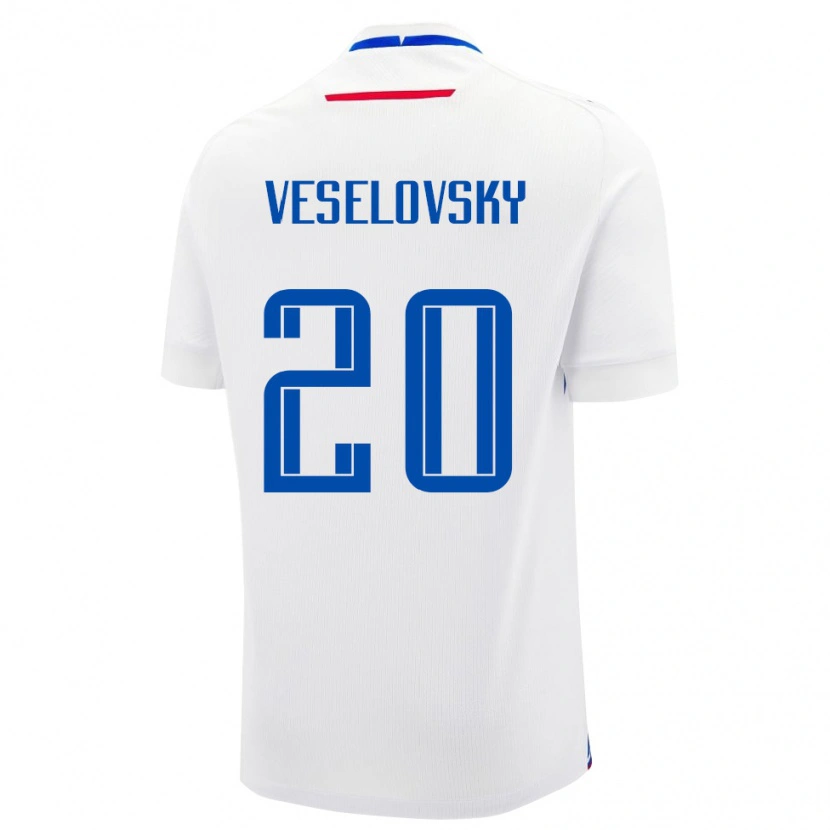 Danxen Herren Slowakei Dominik Veselovsky #20 Weiß Auswärtstrikot Trikot 24-26 T-Shirt