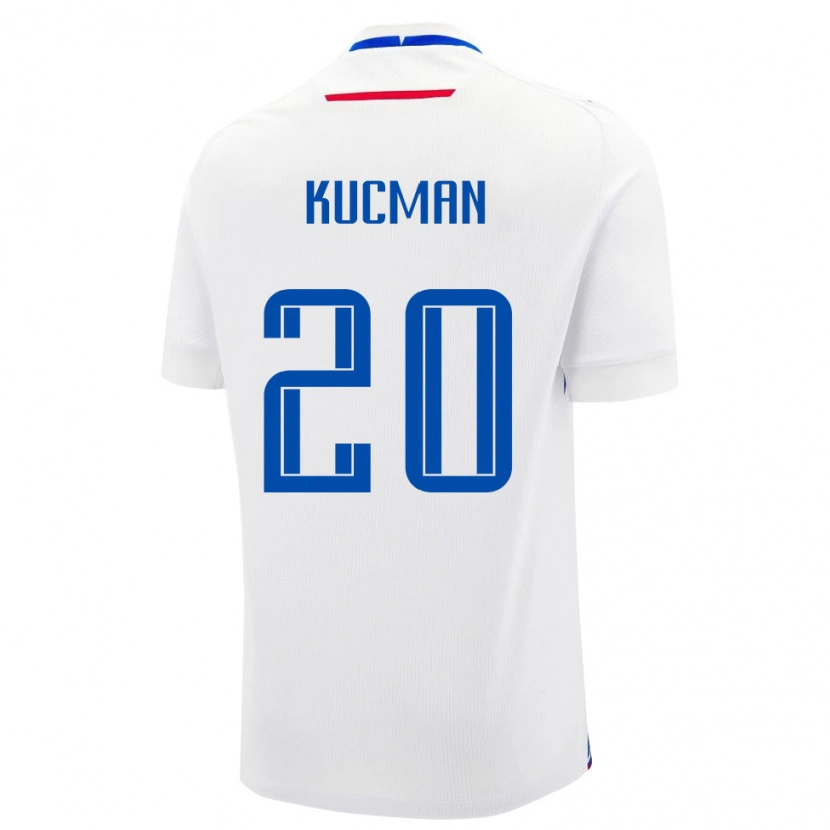 Danxen Herren Slowakei Marcel Kucman #20 Weiß Auswärtstrikot Trikot 24-26 T-Shirt