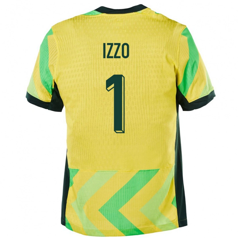 Danxen Damen Australien Paul Izzo #1 Golden Heimtrikot Trikot 24-26 T-Shirt
