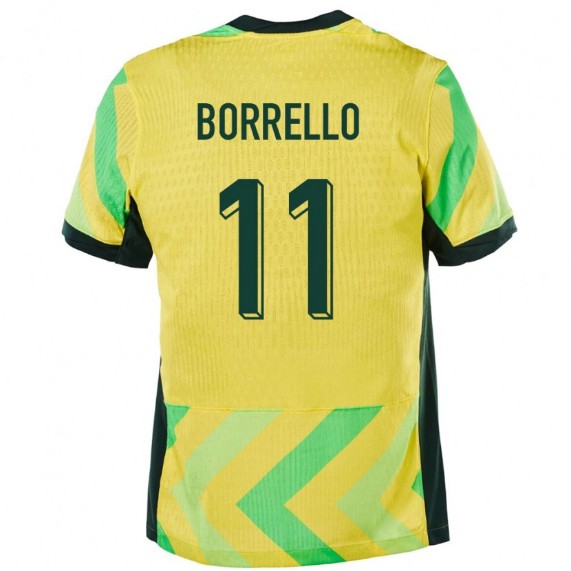 Danxen Damen Australien Brandon Borrello #11 Golden Heimtrikot Trikot 24-26 T-Shirt