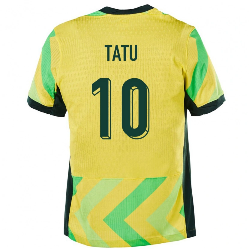Danxen Damen Australien Amlani Tatu #10 Golden Heimtrikot Trikot 24-26 T-Shirt