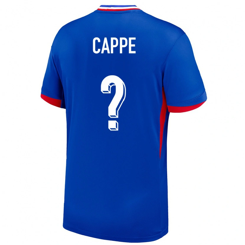 Danxen Damen Frankreich Djibril Cappe #0 Blau Heimtrikot Trikot 24-26 T-Shirt