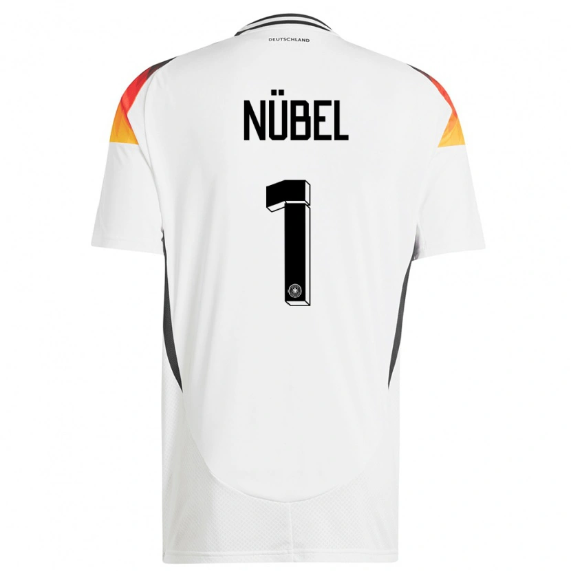 Danxen Damen Deutschland Alexander Nübel #1 Weiß Heimtrikot Trikot 24-26 T-Shirt