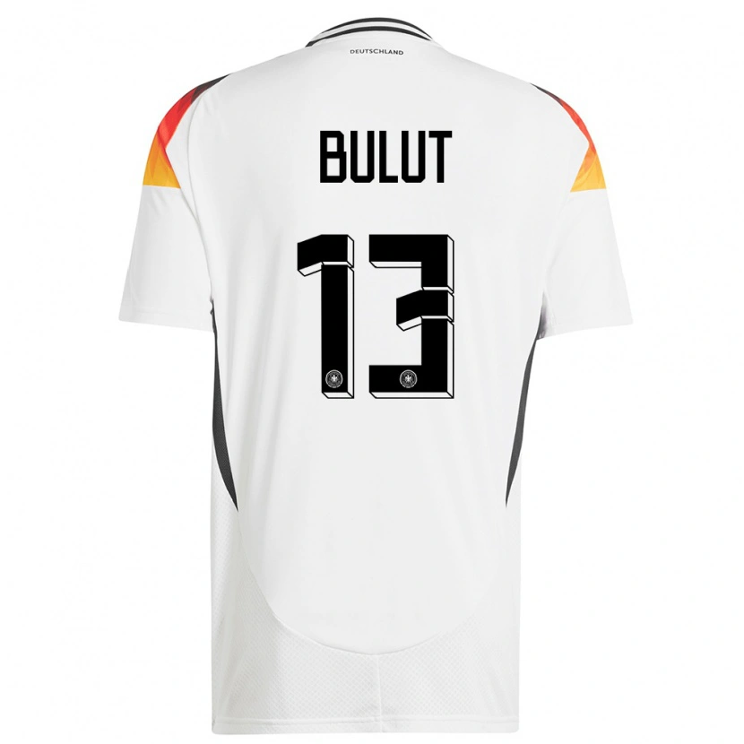 Danxen Damen Deutschland Taylan Bulut #13 Weiß Heimtrikot Trikot 24-26 T-Shirt