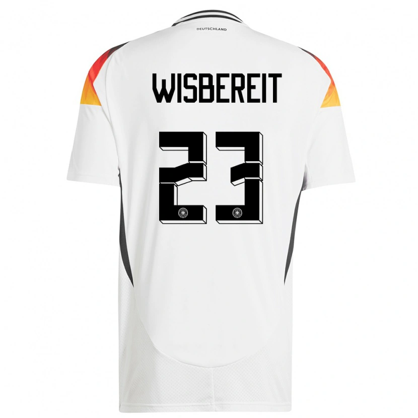 Danxen Damen Deutschland Tom Wisbereit #23 Weiß Heimtrikot Trikot 24-26 T-Shirt
