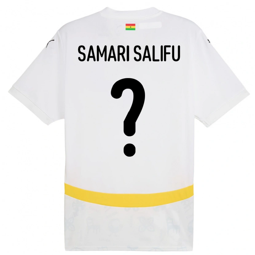 Danxen Damen Ghana Abass Samari Salifu #0 Weiß Heimtrikot Trikot 24-26 T-Shirt