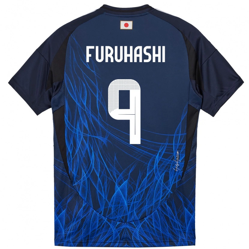 Danxen Damen Japan Kyogo Furuhashi #9 Dunkelblau Heimtrikot Trikot 24-26 T-Shirt