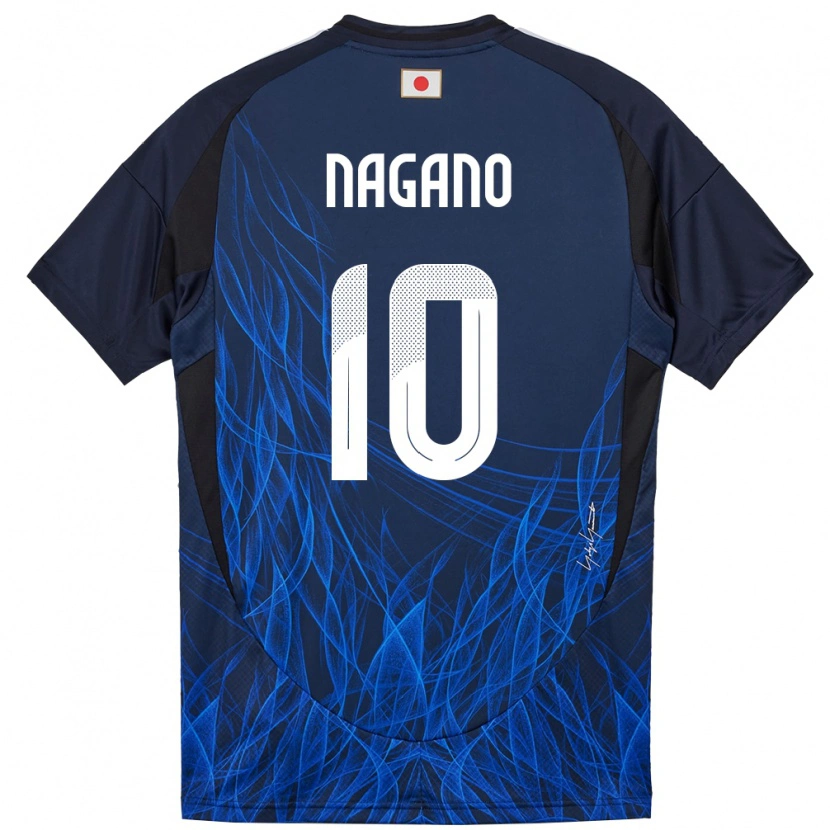 Danxen Damen Japan Fuka Nagano #10 Dunkelblau Heimtrikot Trikot 24-26 T-Shirt