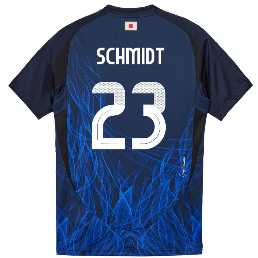 Danxen Damen Japan Daniel Schmidt #23 Dunkelblau Heimtrikot Trikot 24-26 T-Shirt