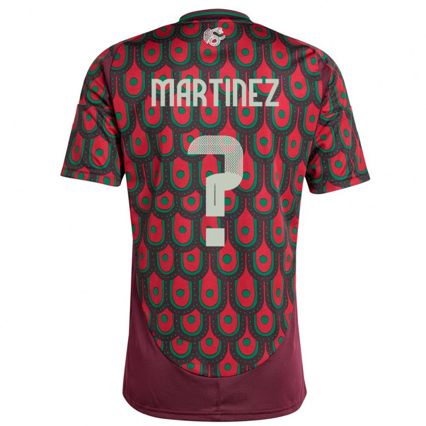 Danxen Damen Mexiko Saeed Martinez #0 Kastanienbraun Heimtrikot Trikot 24-26 T-Shirt