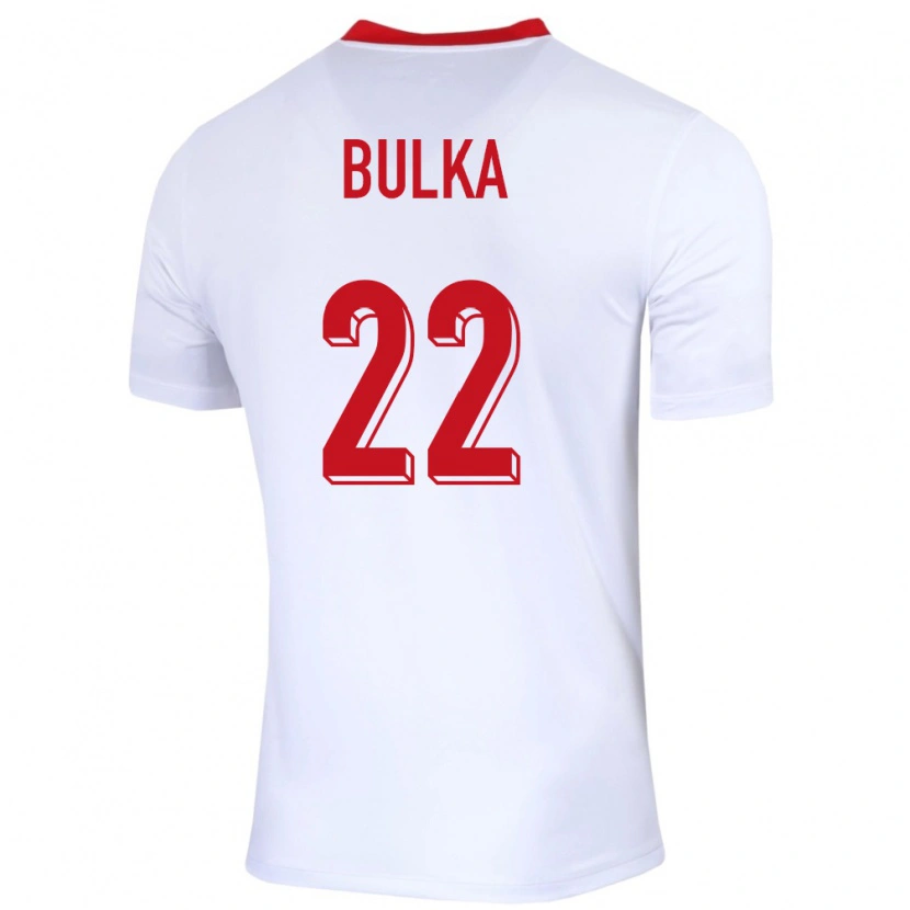 Danxen Damen Polen Marcin Bulka #22 Weiß Heimtrikot Trikot 24-26 T-Shirt