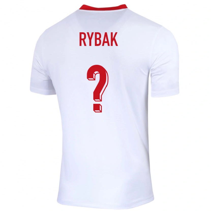 Danxen Damen Polen Alan Rybak #0 Weiß Heimtrikot Trikot 24-26 T-Shirt