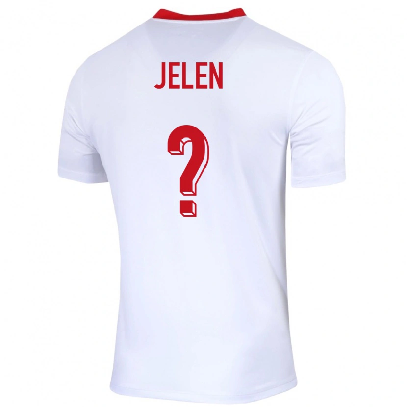 Danxen Damen Polen Mateusz Jelen #0 Weiß Heimtrikot Trikot 24-26 T-Shirt