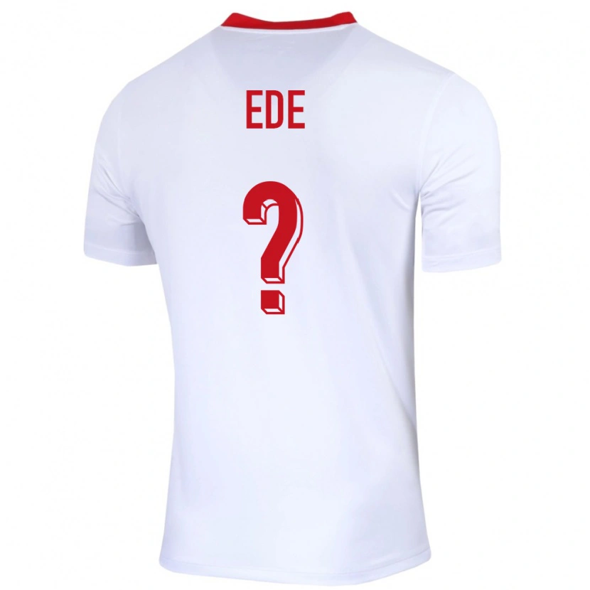 Danxen Damen Polen Bright Ede #0 Weiß Heimtrikot Trikot 24-26 T-Shirt