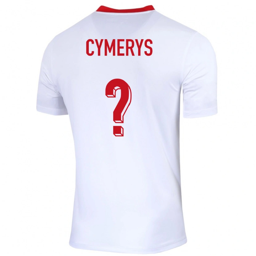 Danxen Damen Polen Konrad Cymerys #0 Weiß Heimtrikot Trikot 24-26 T-Shirt