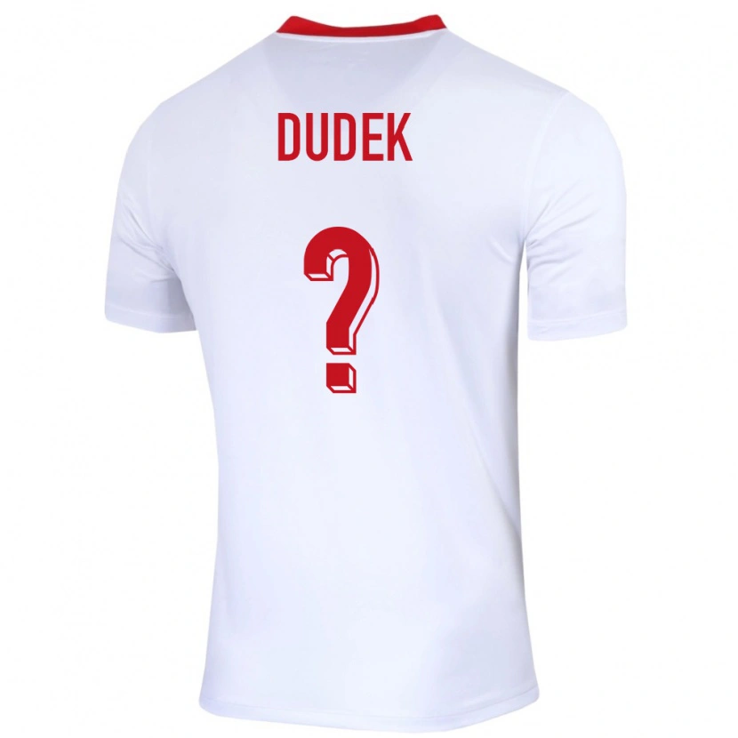 Danxen Damen Polen Sammy Dudek #0 Weiß Heimtrikot Trikot 24-26 T-Shirt