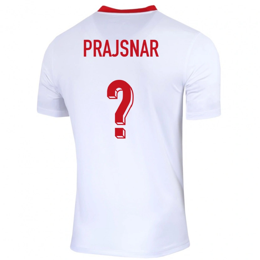 Danxen Damen Polen Patryk Prajsnar #0 Weiß Heimtrikot Trikot 24-26 T-Shirt
