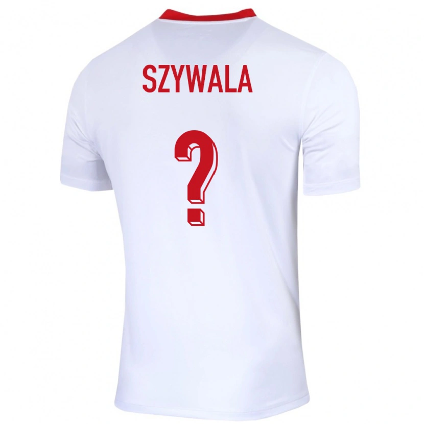 Danxen Damen Polen Bartosz Szywala #0 Weiß Heimtrikot Trikot 24-26 T-Shirt