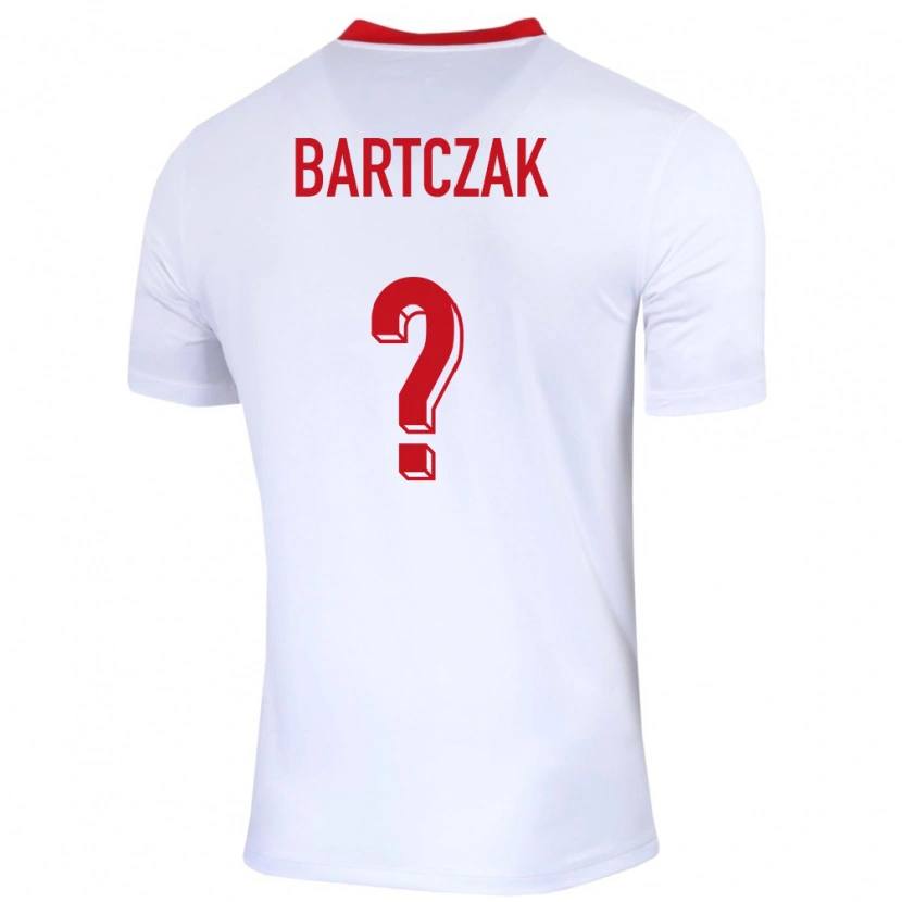 Danxen Damen Polen Piotr Bartczak #0 Weiß Heimtrikot Trikot 24-26 T-Shirt
