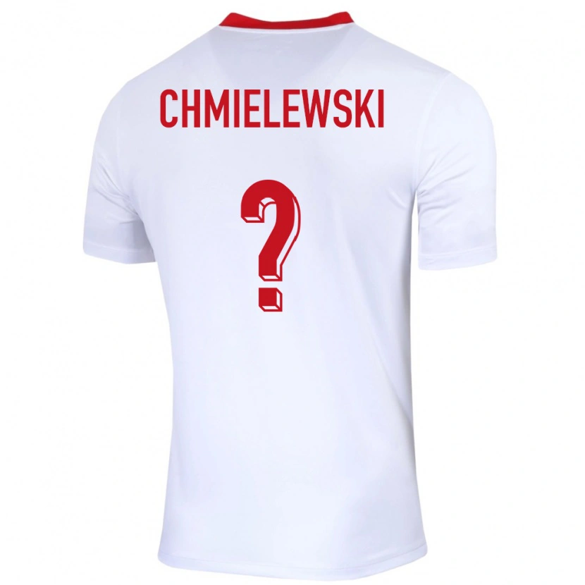 Danxen Damen Polen Jakub Chmielewski #0 Weiß Heimtrikot Trikot 24-26 T-Shirt